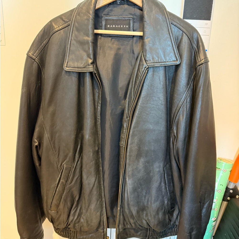 Vintage Baracuta Leather Jacket (XL)